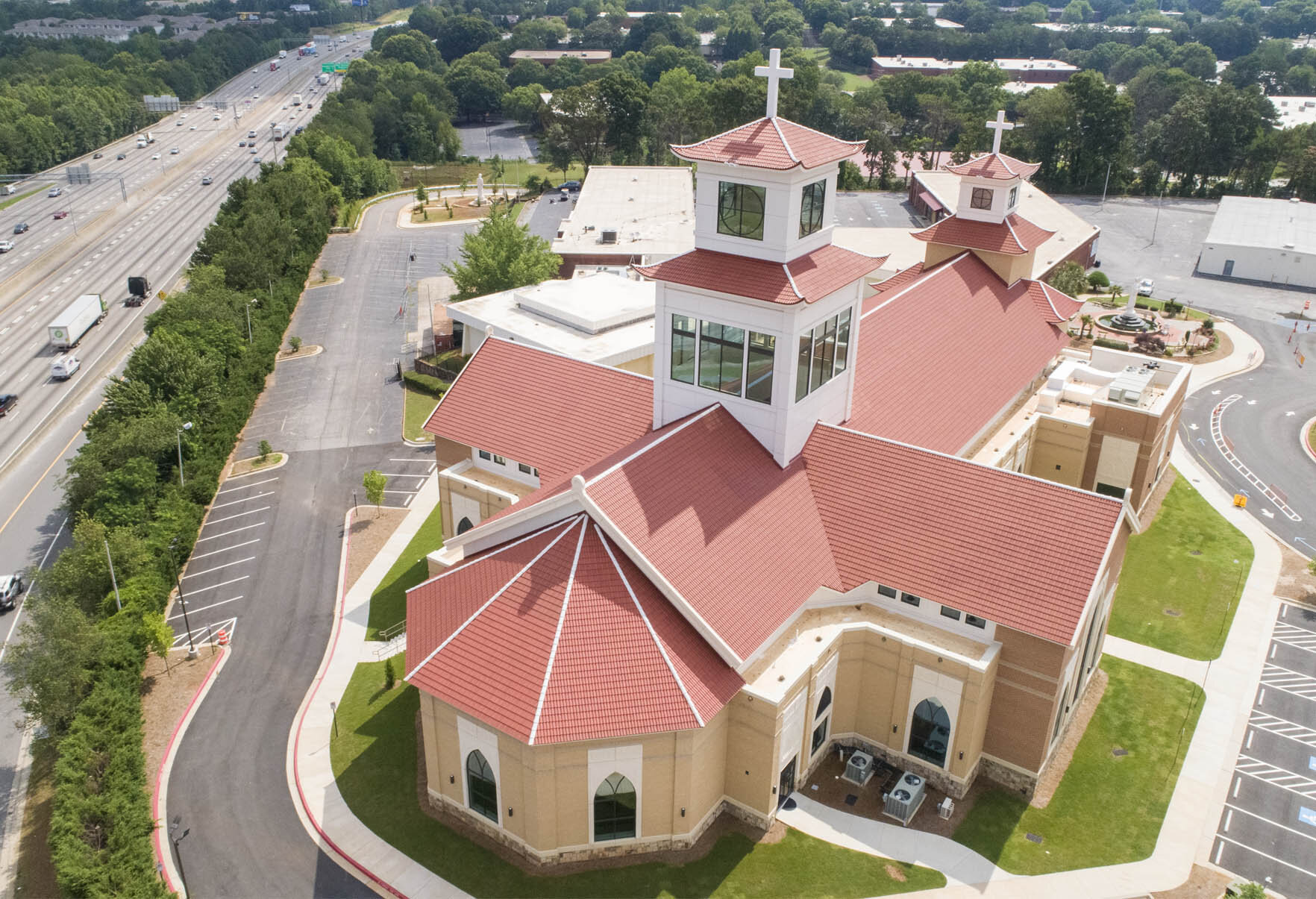 Holy Vietnamese Martyrs Church Red Metal Roof